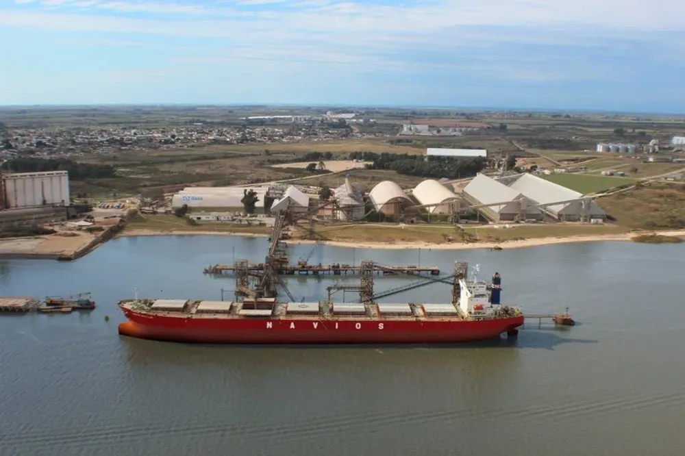 Nueva Palmira, uno de los puertos de salida de la soja uruguaya
