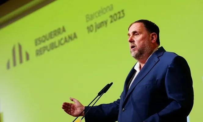 El presidente de ERC, Oriol Junqueras. EFE