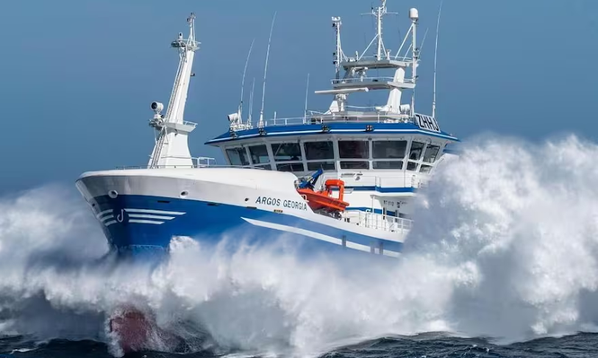 El pesquero&nbsp;&nbsp;“Argos Georgia”, naug¡fragado en Malvinas.
