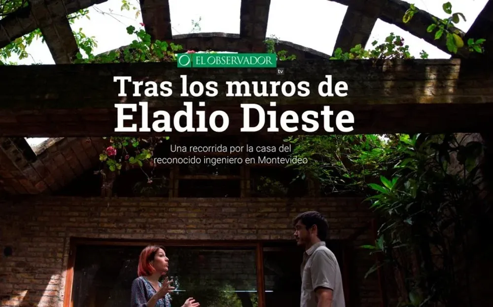 La casa construida por Eladio Dieste para su familia está ubicada en Mar Antártico 1227, Punta Gorda