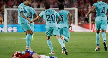 El Barça igualó con el Granada.