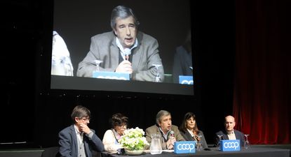 Autoriades en el marco del&nbsp;Día Internacional del Cooperativismo en Uruguay
