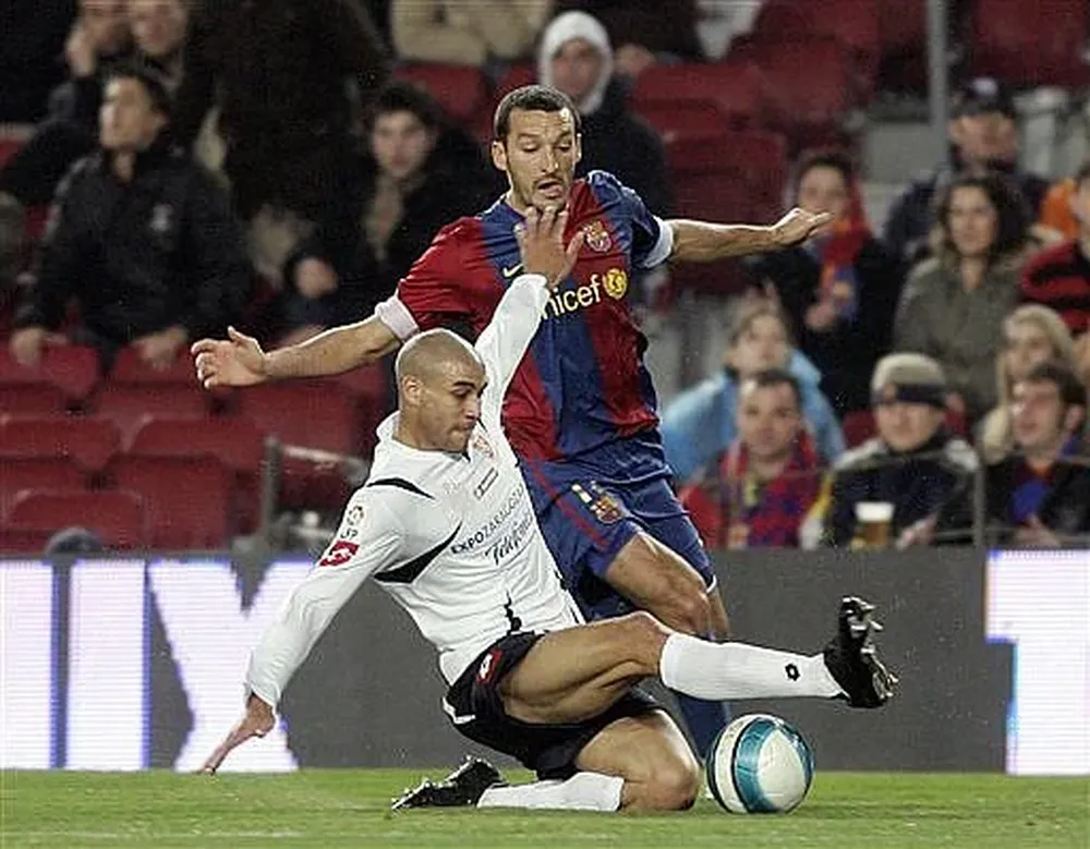Diogo jugando para Zaragoza