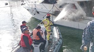 Nuevo incendio en yate de Punta del Este: autoridades manejan hipótesis de sobrecarga eléctrica