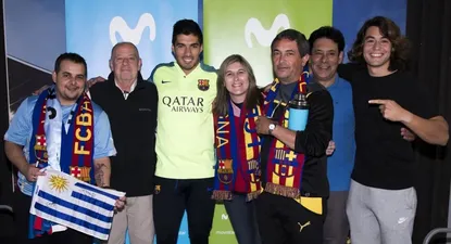 Movistar invitó a clientes a conocer a los ídolos de Barelona
