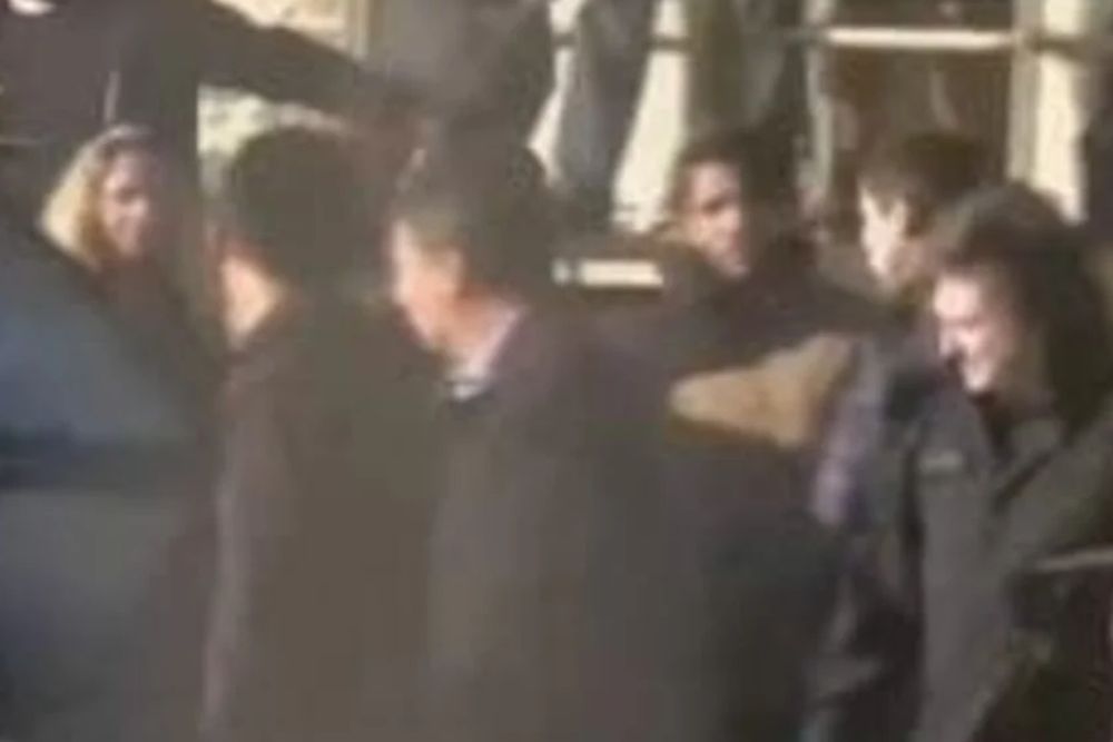 La comitiva de Javier Milei incluyó a su hermana y secretaria General de la Presidencia, Karina Milei, el jefe de Gabinete, Guillermo Francos, y los ministros Patricia Bullrich (Seguridad) y Luis Petri (Defensa).