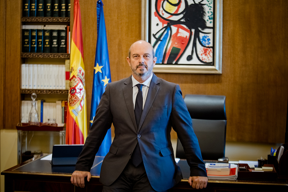 El presidente del Senado español, Pedro Rollán.