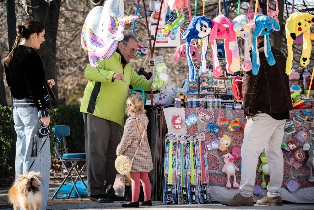 El Parque de El Retiro, Madrid.