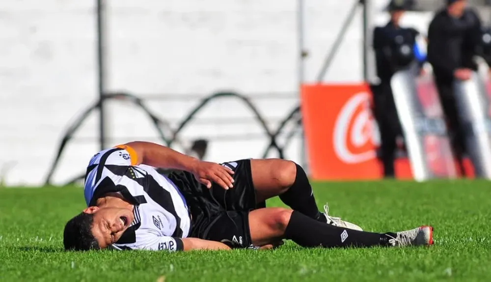 Canobbio tras sufrir la lesión el domingo