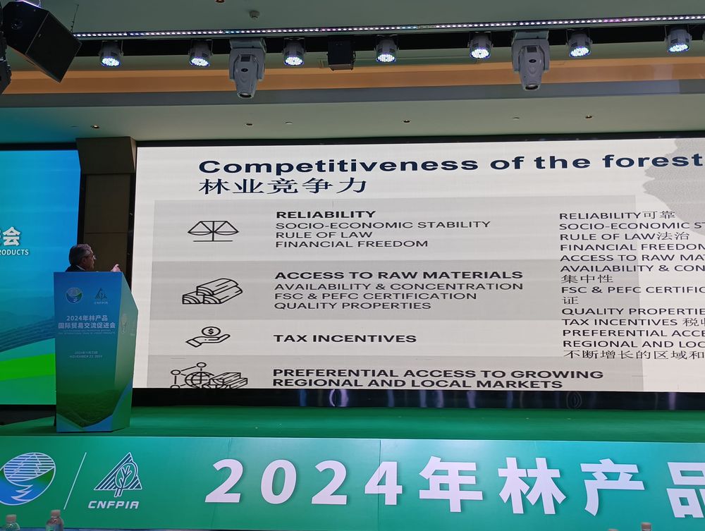 Uruguay presentó su modelo forestal en China.