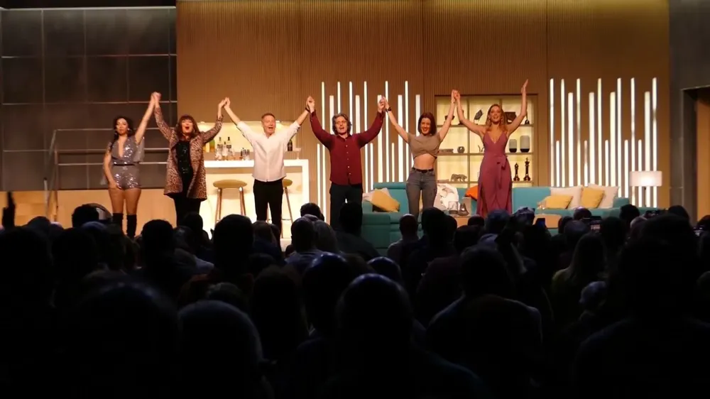 La obra Inmaduros en su última función en el Enjoy.