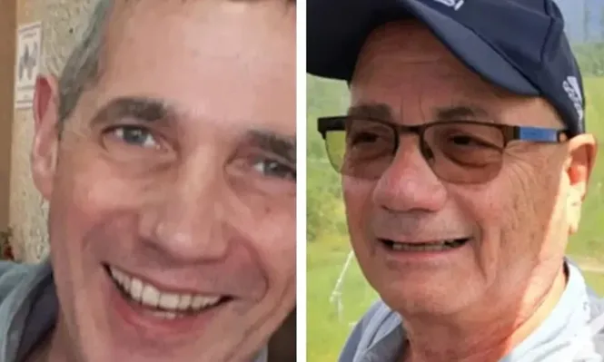 Fernando Marman y Luis Har, los dos rehenes argentinos de Hamas liberados en Rafa.