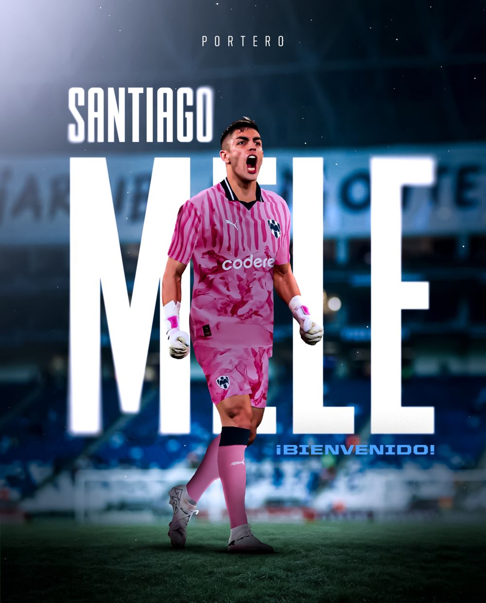 Santiago Mele fue presentado en Rayados Santiago Mele fue presentado en Rayados