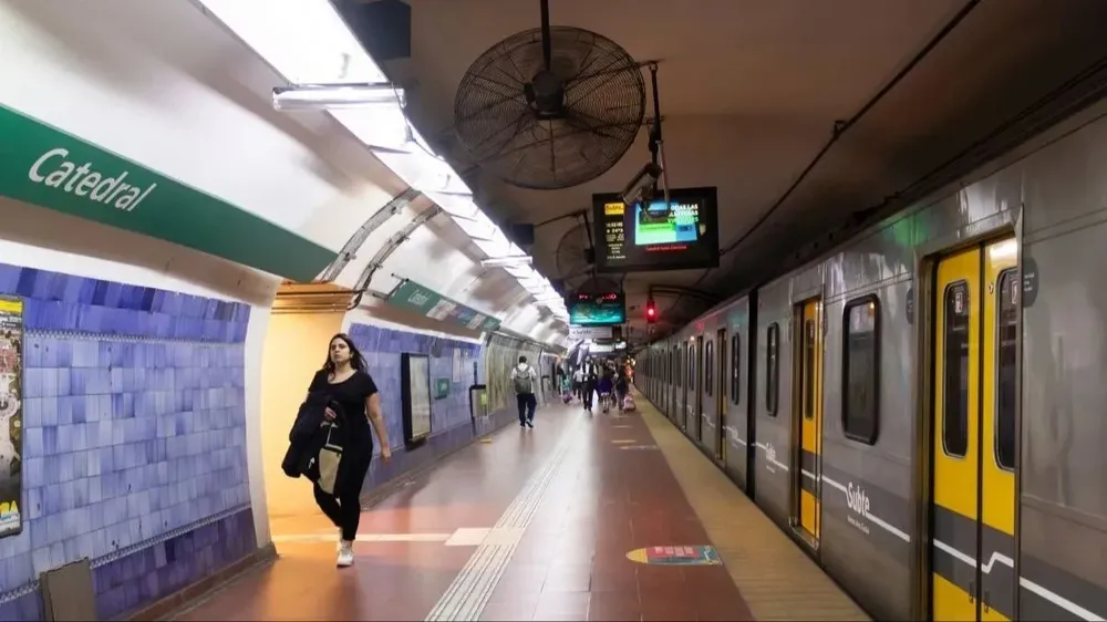 Línea D del subte. Foto: SBASE