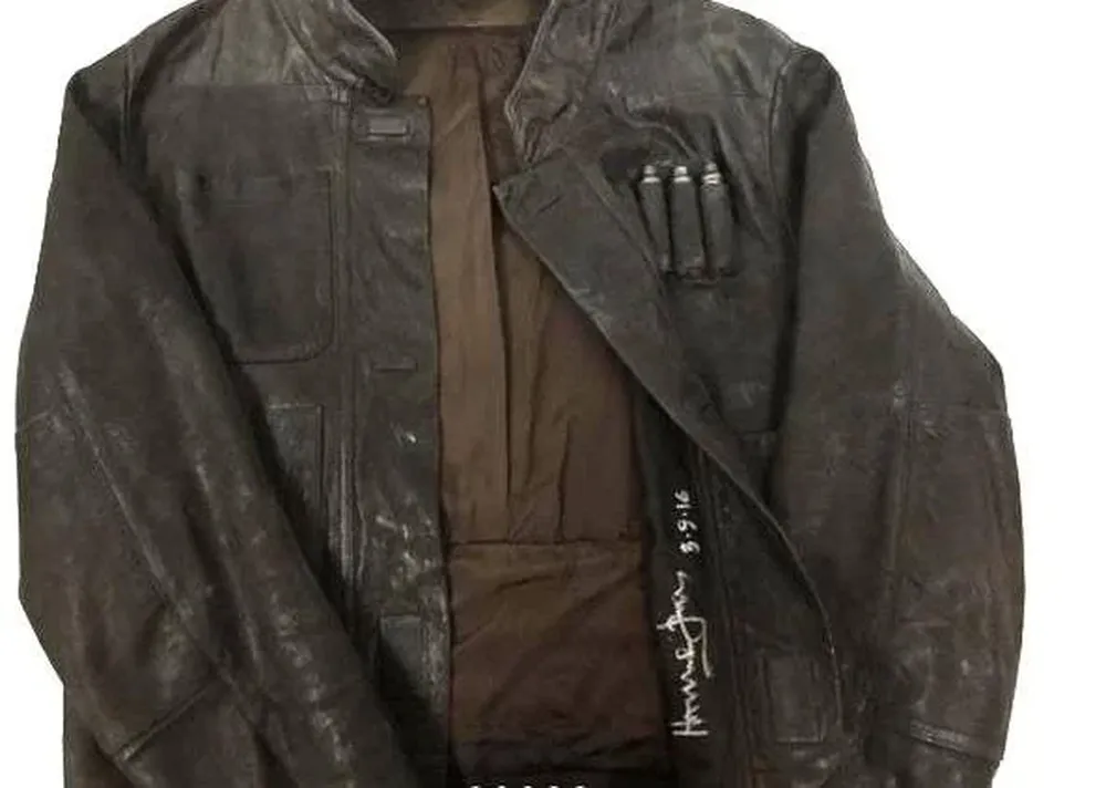 La chaqueta con la firma del actor y productor estadounidense