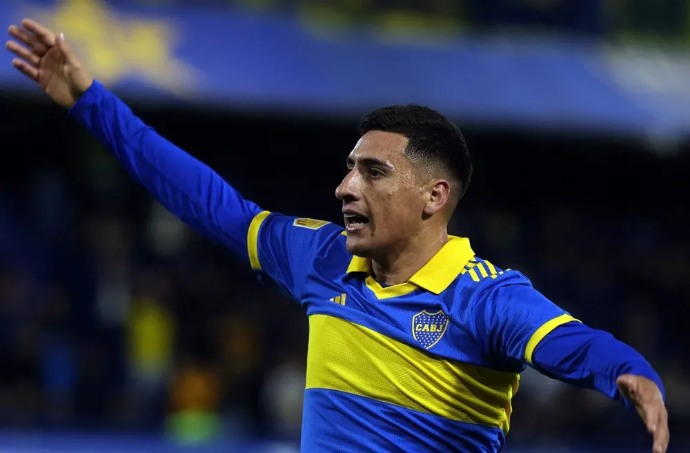 Miguel Merentiel en un partido anterior