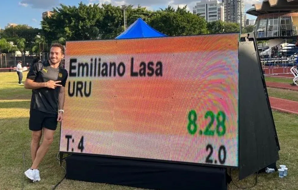 Lasa y su flamante récord nacional