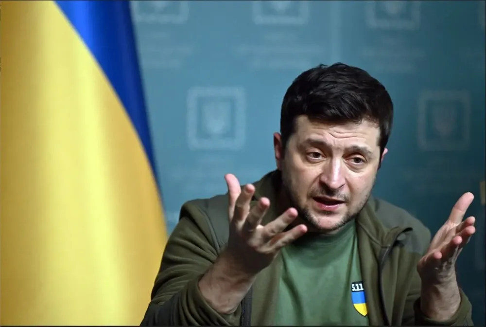 El presidente de Ucrania, Volodímir Zelensky (archivo)