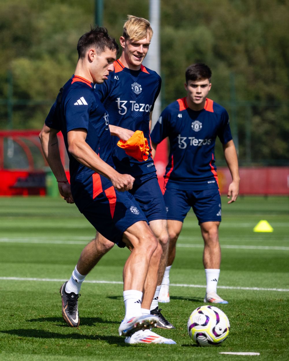 Manuel Ugarte en Manchester United