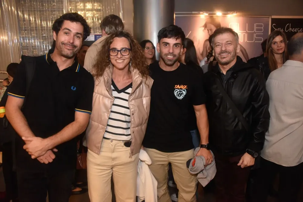 Rodolfo Iriñiz, Gabriela Boullosa, Agustín Diago y Nelson Núñez