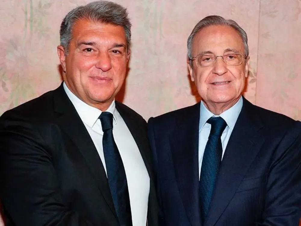 Florentino y Laporta se pronuncian sobre la Superliga.