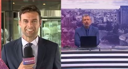 El momento de la despedida de Ignacio Romero de Canal 12