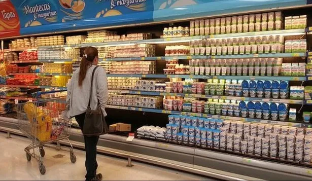 Productos en góndolas argentinas