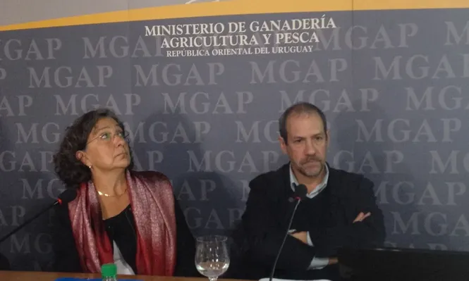 Zulma Gabard y José Olascuaga en el MGAP