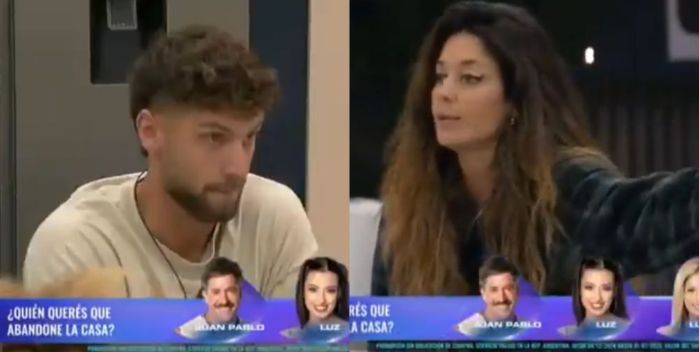Santiago Tato Algorta y Eugenia Ruiz discutieron en Gran Hermano