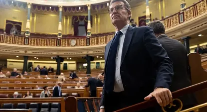 El líder nacional del PP, Alberto Núñez Feijóo, en el Congreso de los Diputados