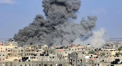 Bombardeo sobre el aeropuerto de Damasco.