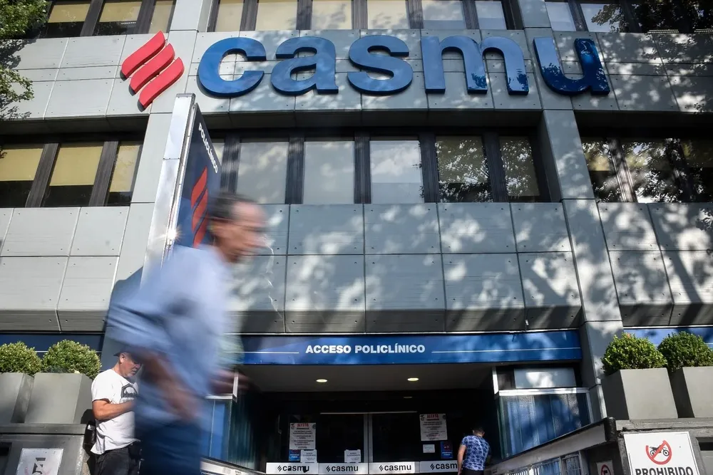 Fachada de la mutualista CASMU