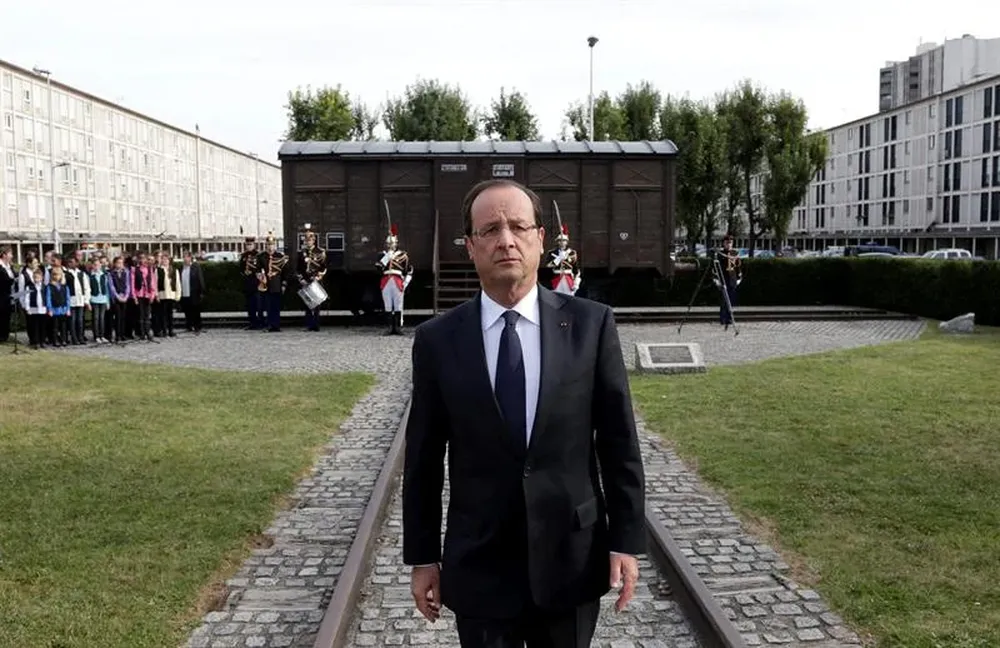 Francia- Hollande recordó hoy a los más de 70.000 judíos que pasaron por el campo nazi de Drancy