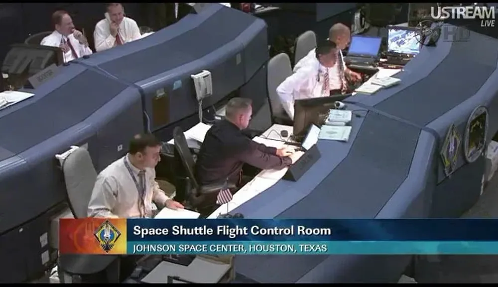 Centro de control en la NASA