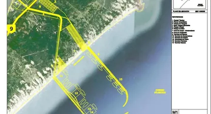 El proyecto se ubica cerca de la frontera con Brasil