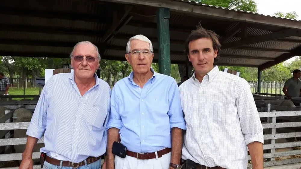 Juan Echeverría, Romualdo Rodríguez y Juan Echeverría Carrau
