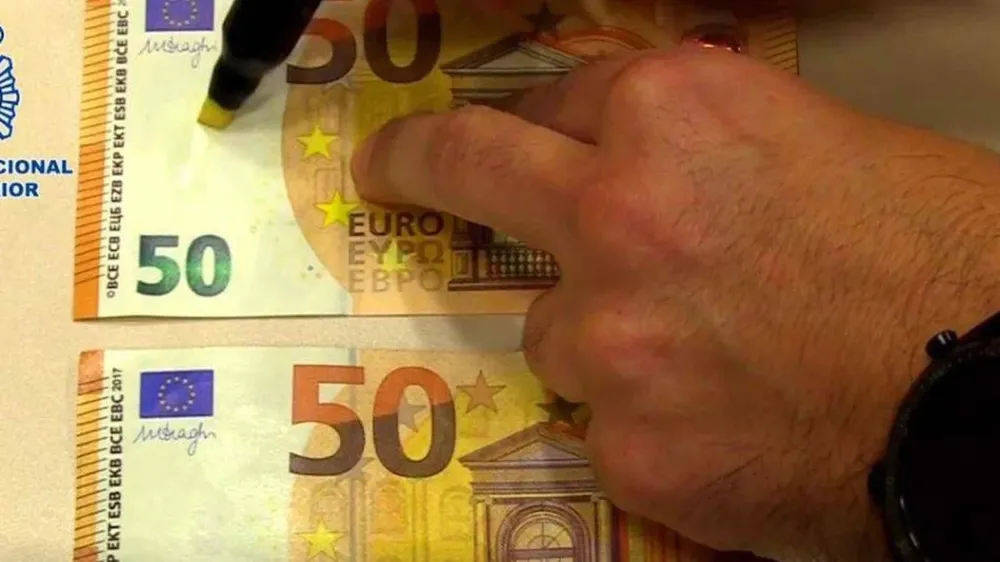 Los billetes falsos en circulación aumentaron un 24 % en 2023 hasta los 467.000.
