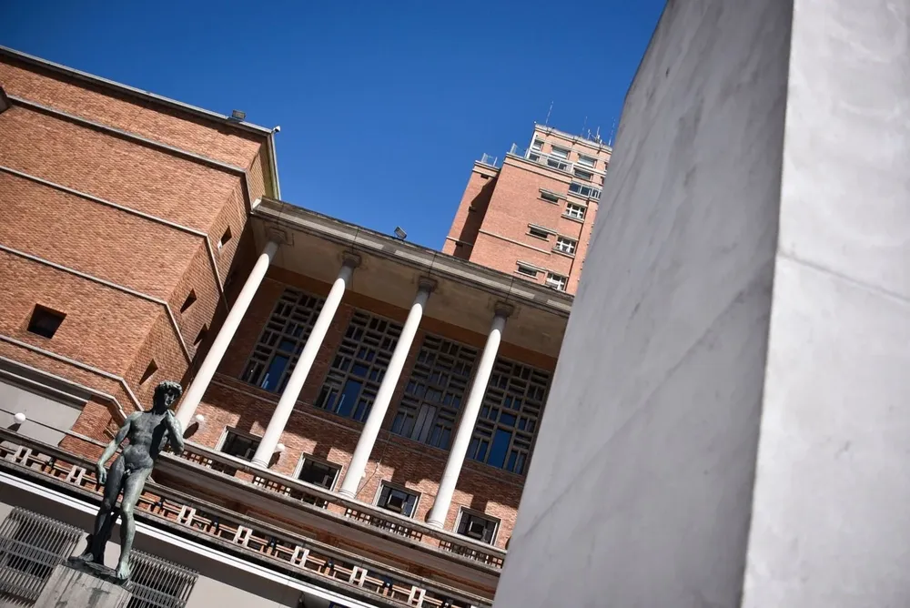 Fachada de la Intendencia de Montevideo. Archivo