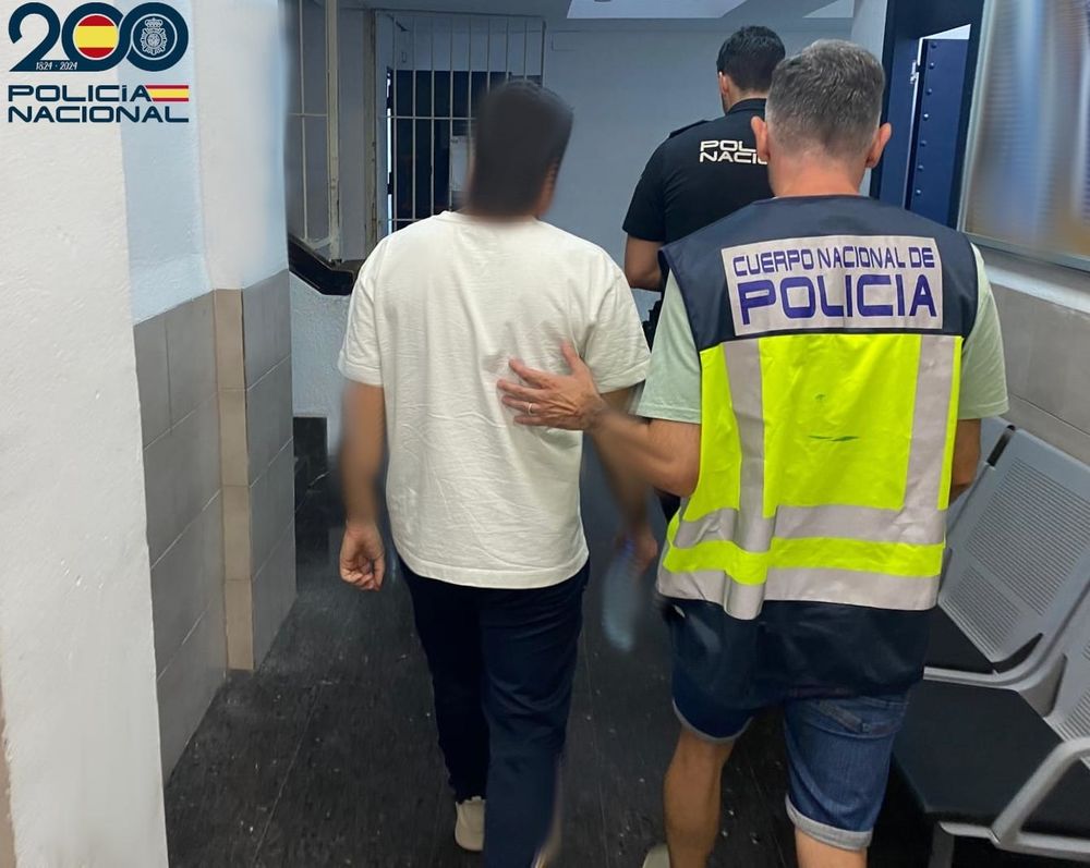 La imagen de un detenido.