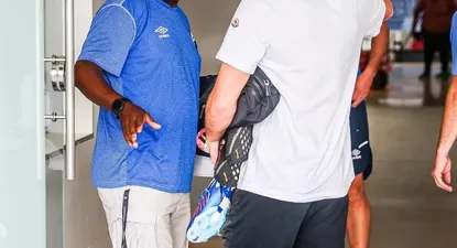 El saludo de OJ y Pereyra