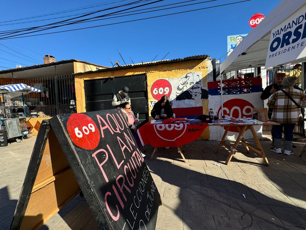 Fachada del local político del MPP en el Cerro