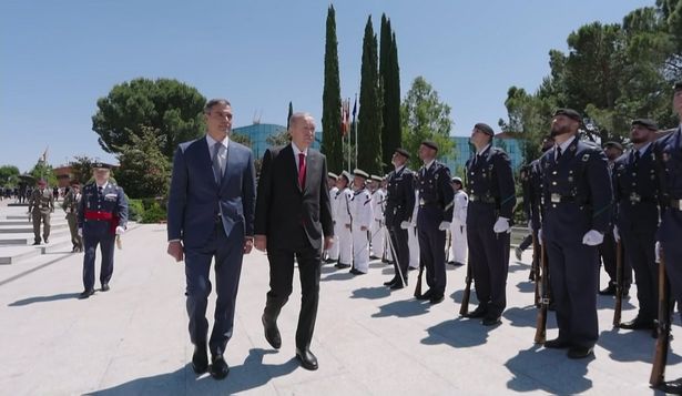 Pedro Sánchez y Recep Tayyip Erdogan en Madrid