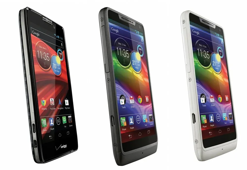 Los tres nuevos smartphones presentados por Motorola son el Droid Razr M, Droid Razr HD y Droid Razr Maxx