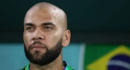 El ex jugador del Barcelona, Dani Alves.