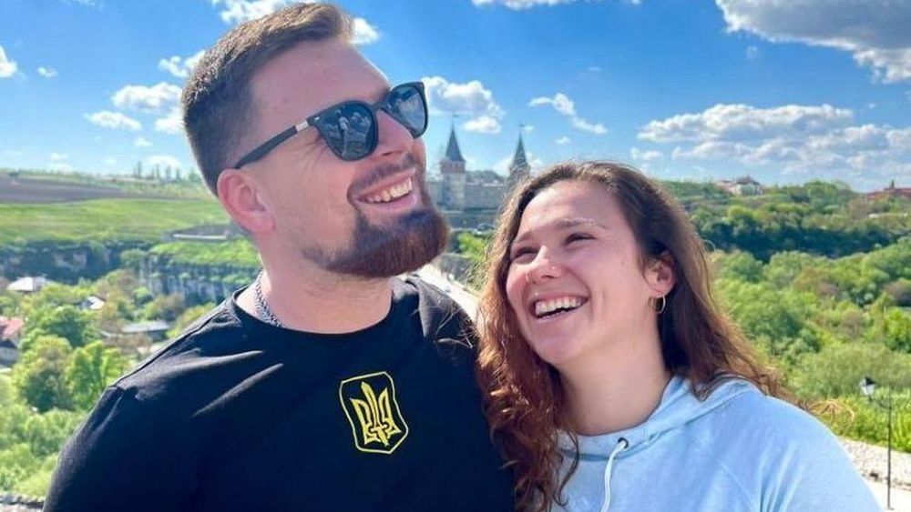 Evgen y Maria se casaron nueve meses después de conocerse.