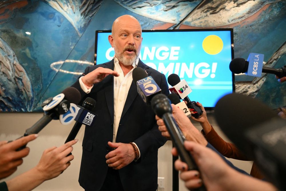 Steve Hilton, candidato republicano a gobernador de California.