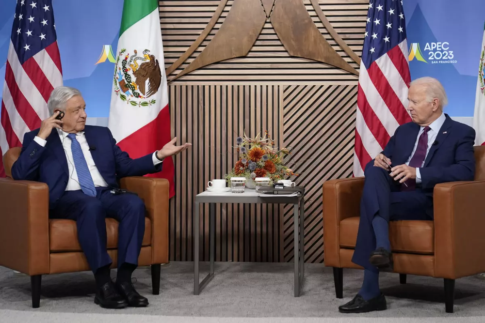 López Obrador y Biden en la cumbre de la APEC de 2023