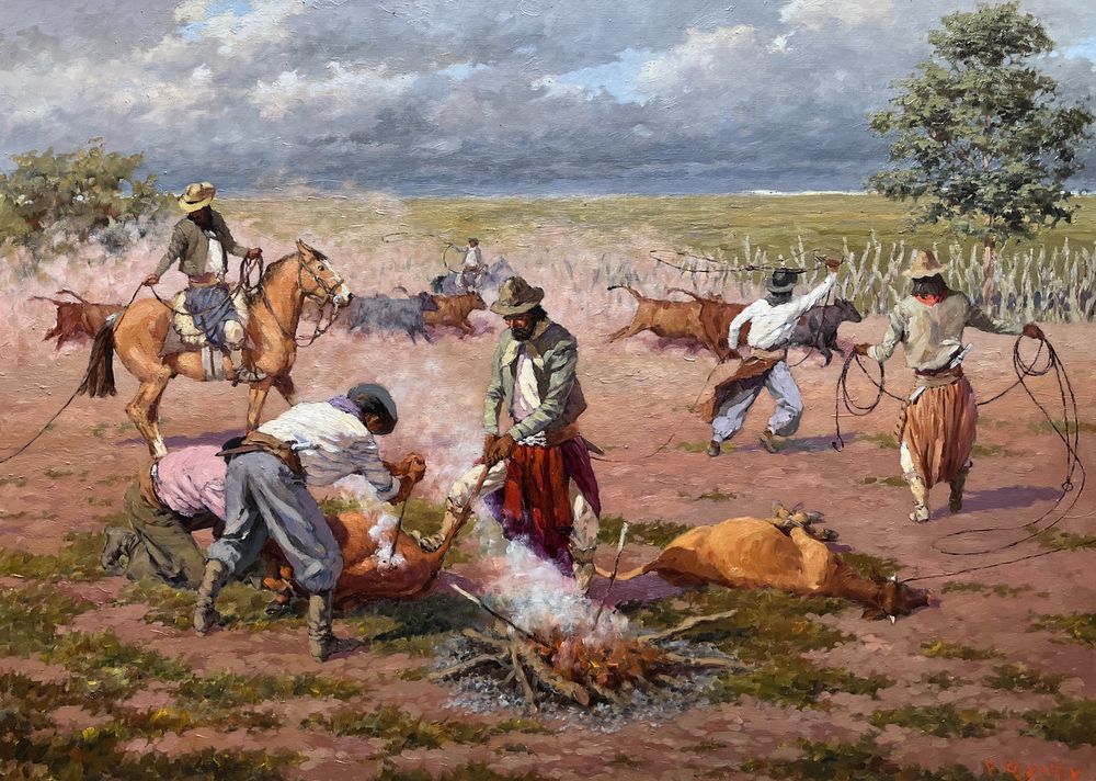 Federico Reilly. Óleo sobre tela. La Yerra.