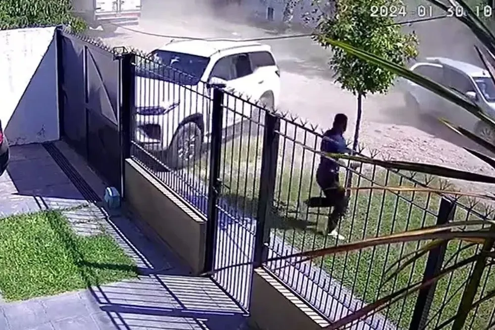 Robo, persecución y tiros