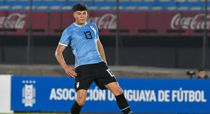 Alan Maturro, jugador de la selección sub 20 de Uruguay